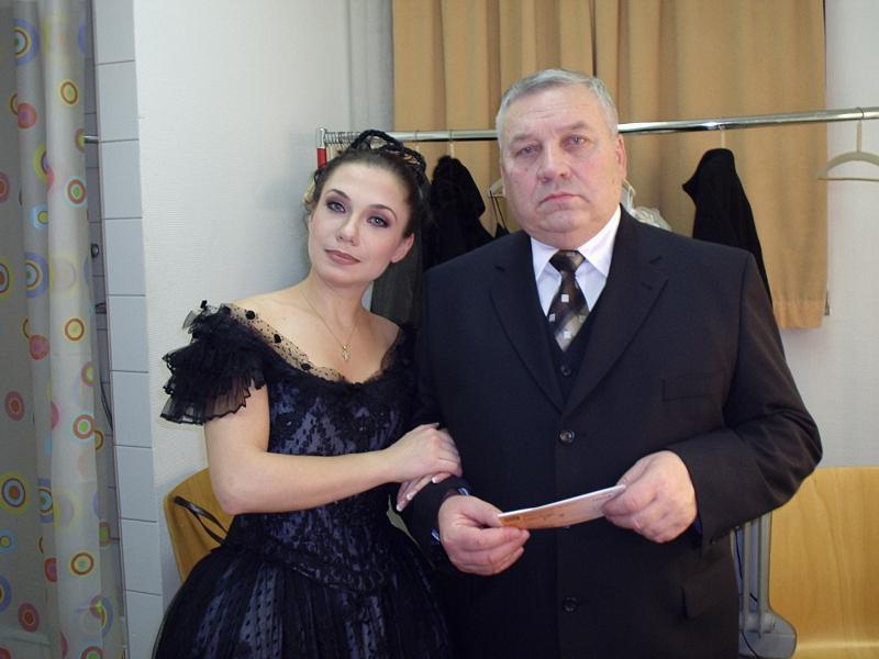 З батьком Миколою Ковальовим