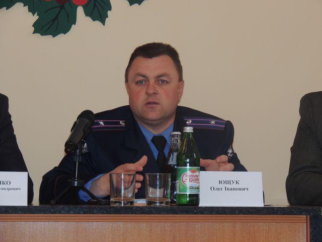 В. о. начальника ВДАІ області Олег Ющук